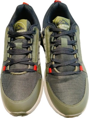 Abros Casuals For Men(Olive, Black , 8)