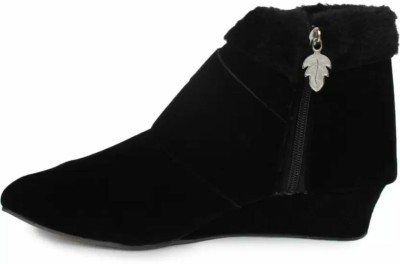 SPPIF Boots For Women(Black , 4)