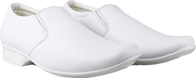 HIKBI Stylish Corporate Casuals Corporate Casuals For Men(White , 9)