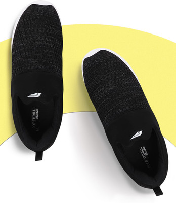 Bata Walking Shoes|| Stylish Shoes|| Jogging Shoes|| Slip On Sneakers For Men(Black , 7)