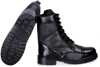 BRONIKA Boots For Men(Black , 9)