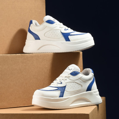 Rowlans Lightweight,Comfortable,Durable,stylish,New Design,Daily use Sneakers For Women(White , 8)