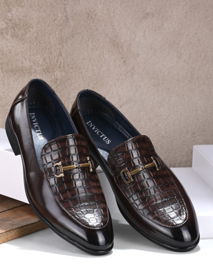 INVICTUS Loafers For Men(Brown , 10)