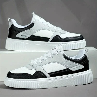 lejano Sneakers For Men(Black, White, Grey , 6)