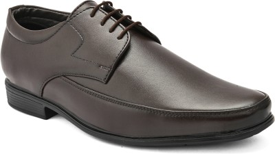 FENTACIA Derby For Men(Brown , 8)