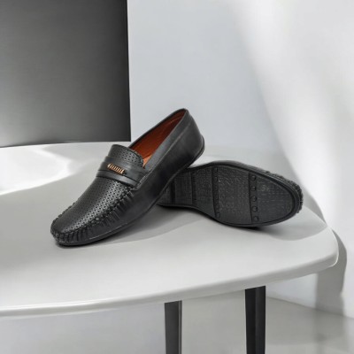 AKIKO Loafers For Men(Black , 9)