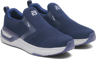 asian Wonderwalk Pro-13 Men’s Walking Shoes | Breathable Shoes with Arch Support Slip On Sneakers For Men(Navy, Blue , 6)