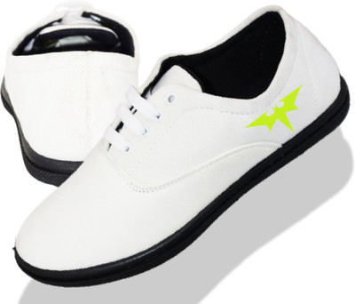 Kenamin Stylish Casual Shoes for Men and kids Casuals For Men(White, Olive , 9)