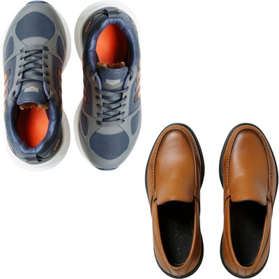 Plama Stylish Casual Shoes for Men – Perfect for Daily Wear Casuals For Men(Navy, Brown , 6)