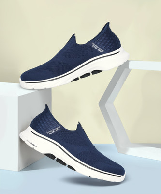 Skechers Skechers SLIP-INS: GO WALK 7 - EASY ON 2 Walking Shoes for Mens,Navy- 216641-NVY Walking Shoes For Men(Blue , 10)