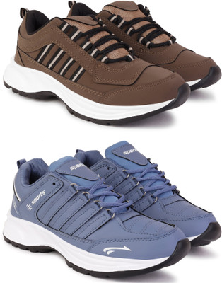 New Oranie Stylish Casual Shoes for Men Casuals For Men(Brown, Blue , 6)