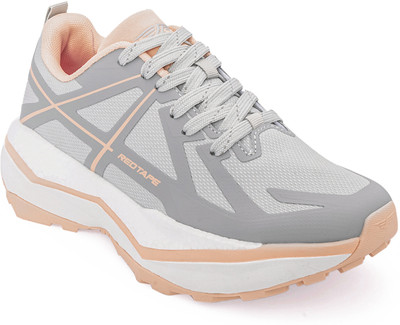 RED TAPE Walking Shoes For Women(Pink, Grey , 4)