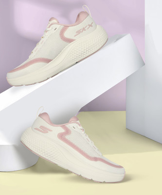 Skechers GO RUN SUPERSONIC MAX Running Shoes For Women(Beige , 5)