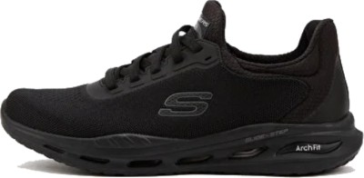 Skechers Arch Fit Orvan-Trayver Running Shoes For Men(Black)