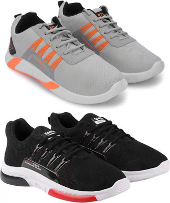 ELASA TY-HEROO GREY_RUNFREE BLACK Outdoors For Men(Grey , 6)