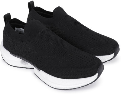 CAMPUS KARP Men's Casual Shoes | Integrated Nitroboost & Support-Tech| Easy Slip On Walking Shoes For Men(Black , 10)