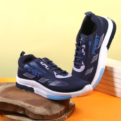 Elevarse Relaxed Fashionable Walking Shoes For Men(Navy)