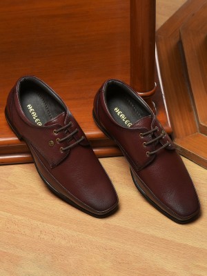 LIBERTY Lace Up For Men(Maroon , 8)