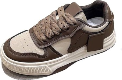 VCADEN Sneakers For Men(Brown , 6)