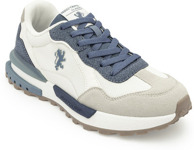 RED TAPE Men's Casual Shoes with Supportive Cushioning for Everyday Style Sneakers For Men(Beige, Blue , 6)