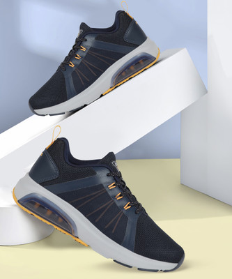 CAMPUS Men's Casual Shoes | Advance Foam Comfort with Air Capsule Pro | Lace-Up Running Shoes For Men(Navy , 10)