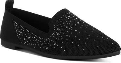 London Rag SH4441_BLACK Bellies For Women(Black , 8)