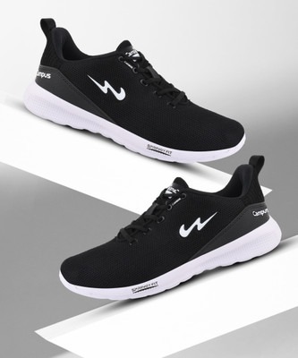 CAMPUS CRUNCH Running Shoes For Men(Black , 6)
