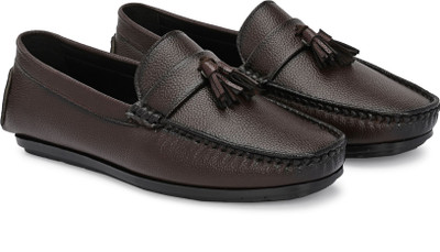 VEESHOE VEESHOE Loafers For Men(Brown , 10)