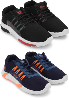 ELASA TY-RUNFREE BLACK NN_HERO BLUE NN Outdoors For Men(Black , 9)