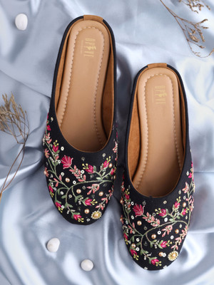 Opive Fashion Hub Bellies For Women(Black , 6)