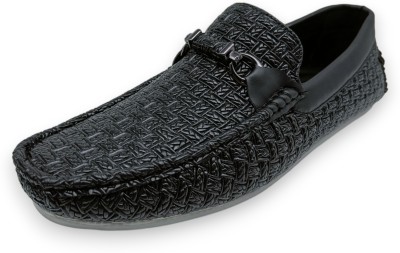 Moda Bay Comfortable Premium Quality Slip-On Loafers For Men(Black)