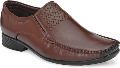 John Karsun Slip On For Men(Brown , 8)