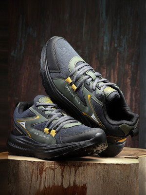 asian Sports, Gym, Training, Running, Trendy Walking Shoes For Men ORBIT-05 Running Shoes For Men(Olive, Dark Blue , 6)
