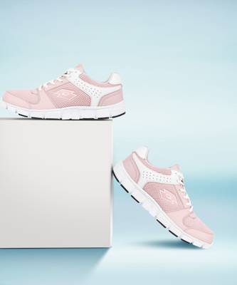 LOTTO Sancia White Nude pink Running Shoes For Women 6 Running