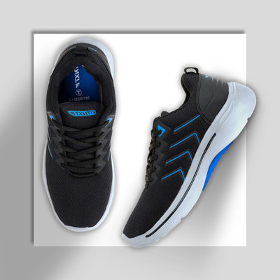 Khadim's Lightweight Comfort Extra Soft Trendy Premium Stylish Running Shoes For Men(Black , 10)
