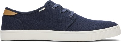 TOMS Carlo Heritage Canvas Sneakers Casuals For Men(Navy)