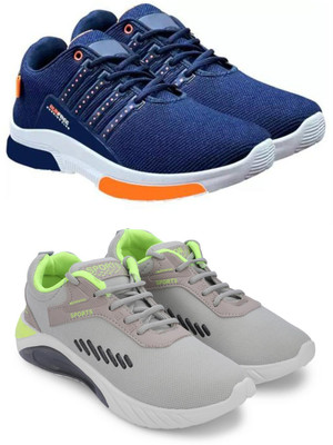 ELASA TY-RUNFREE BLUE_GREEY TOOFAN Outdoors For Men(Blue , 7)