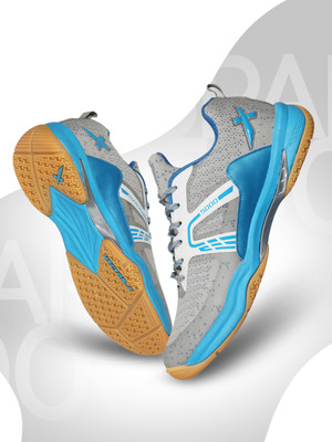 VECTOR X Spark 5000 Badminton Shoes For Men(Grey , 11)