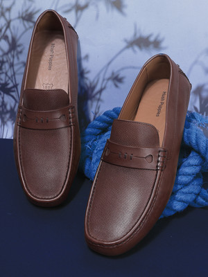 HUSH PUPPIES Slip On For Men(Brown , 11)