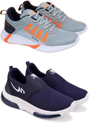 ELASA TY-GREYY HERO_AIR BLUE Outdoors For Men(Grey , 9)