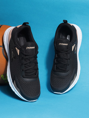 POWER Walking Shoes For Men(Black , 4)