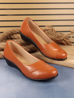 Denill Bellies For Women(Tan , 4)