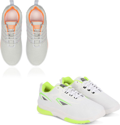 AYANSH MANUFACTURING Walking Shoes For Men(Grey, White , 9)