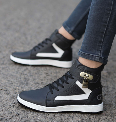 Zixer Exclusive dancing shoe for boy�s, Funky dancing sneaker shoe for men Sneakers For Men(Black , 7)