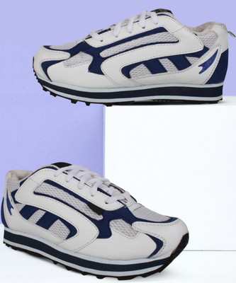 SIMWAY Running Shoes For Men(White , 6)