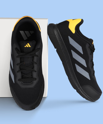 ADIDAS Halorun M Running Shoes For Men(Black , 8)