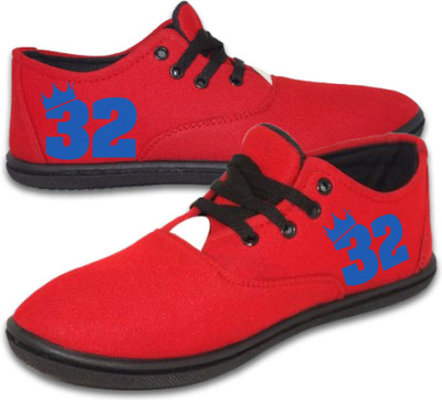 Kenamin Stylish Casual Shoes for Men and kids Casuals For Men(Red, Blue , 9)