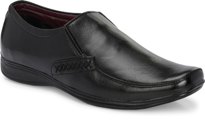 Bucik Bucik Men Comfortable Lightweight Slip On Formal Shoes Slip On For Men(Black)
