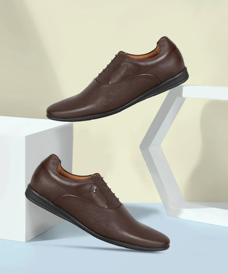HUSH PUPPIES Hush Puppies Oxford | Comfortable & Stylish Derby For Men(Brown , 9)