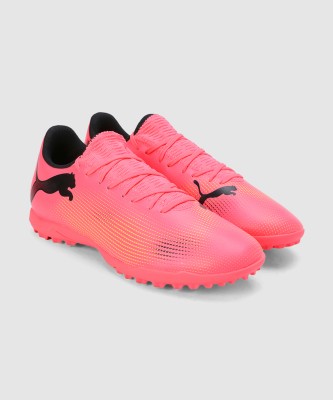 PUMA FUTURE 7 PLAY TT Football Shoes For Men(Pink , 10)